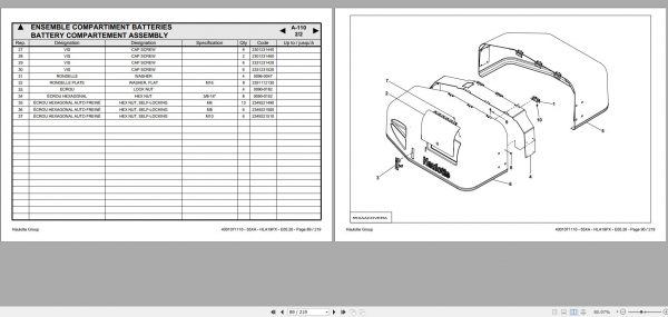 Haulotte Lightweight Self Propelled Boom 55XA HLA19 PX Spare Parts Catalog 4001071110 05.2020 EN FR 1