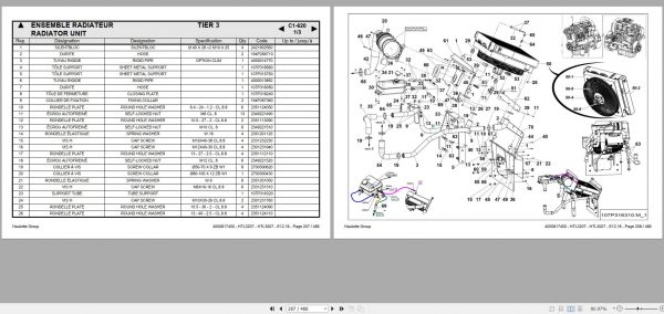 Haulotte Telehandler HTL 3207 HTL 3007 Spare Parts Catalog 4000817450 12.2018 EN FR 1