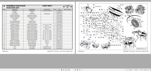 Haulotte Telehandler HTL 5210 11532 Spare Parts Catalog 4000510290 02.2019 EN FR 1