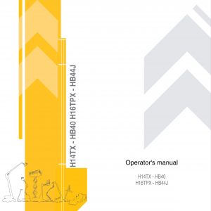 Haulotte Telescopic Boom H14TX HB40 H16TPX HB44J Operators Manual 4001006600 11.2018 scaled