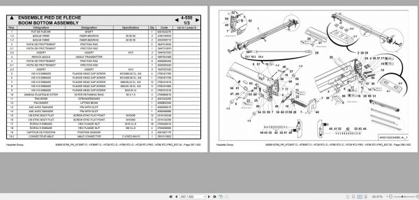 Haulotte Telescopic Boom HT26 HT28 HT80 HT85 RT RTJ O PRO Spare Parts Catalog 4000610790 07.2020 EN FR 1