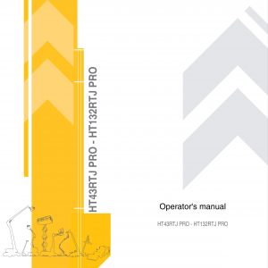 Haulotte Telescopic Boom HT43 HT132 RTJ PRO Operators Manual 4001009830 01.2019 scaled