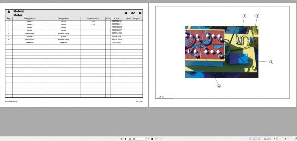 Haulotte Telescopic Boom Lift 1300 RT Spare Parts Catalog 2420319630 12.2005 EN FR 1