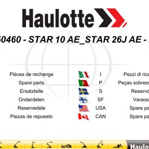 Haulotte Vertical Mast Star 10 AE Star 26J AE Spare Parts Catalog 4001150460 09.2021 EN FR scaled