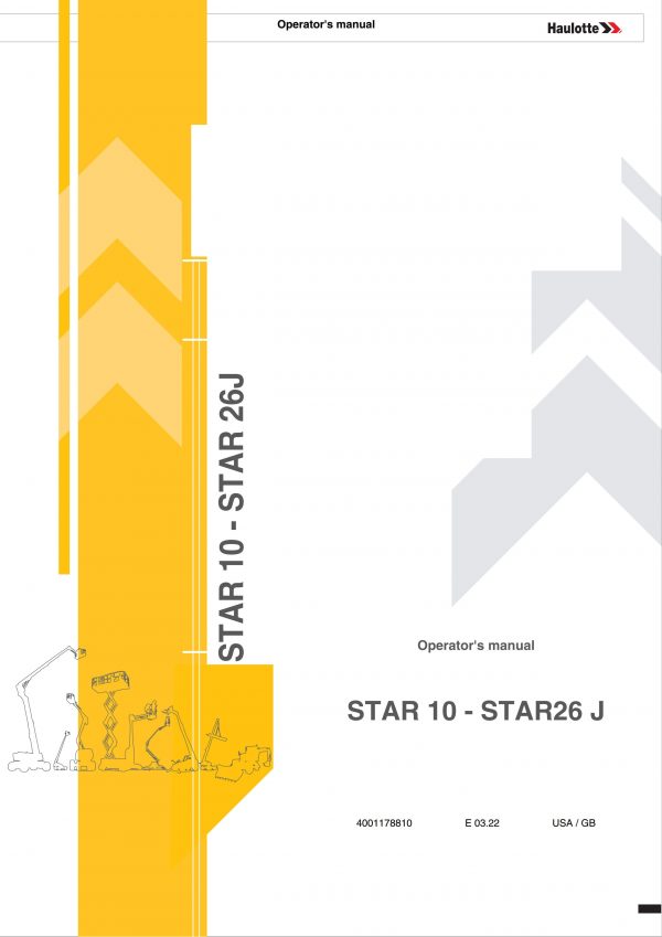 Haulotte Vertical Mast Star 10 Star26 J Operators Manual 4001178810 03.2022 scaled