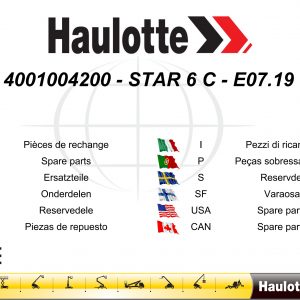 Haulotte Vertical Mast Star 6 C Spare Parts Catalog 4001004200 07.2019 EN FR scaled