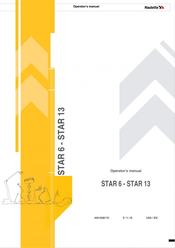 Haulotte Vertical Mast Star 6 Star 13 Operators Manual 4001008170 11.2018 scaled