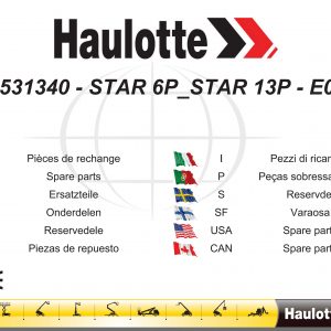 Haulotte Vertical Mast Star 6P Star 13P Spare Parts Catalog 4000531340 08.2019 EN FR scaled