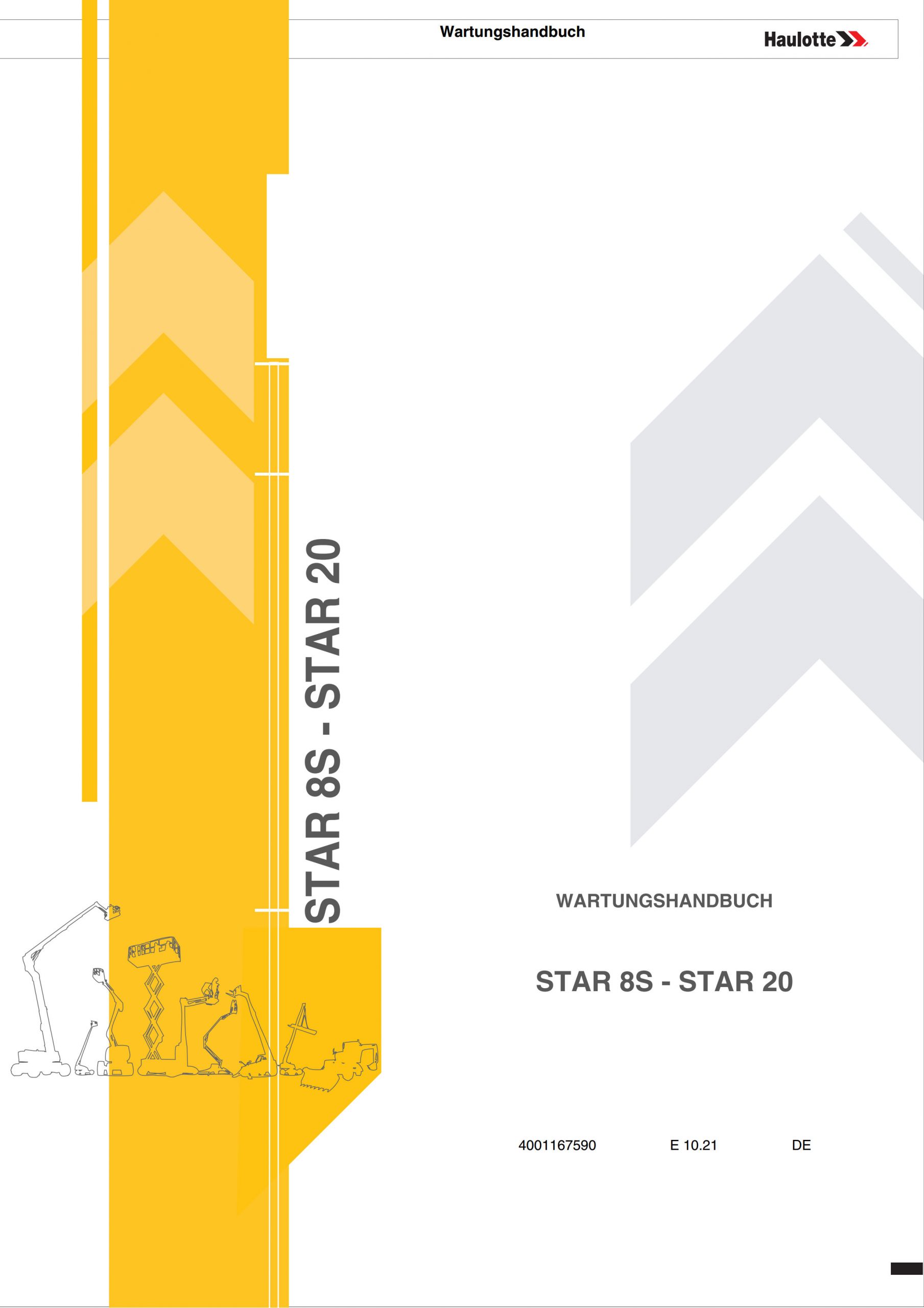 Haulotte Vertical Mast Star 8S Star 20 Maintenance Book 4001167590 10.2021 DE scaled