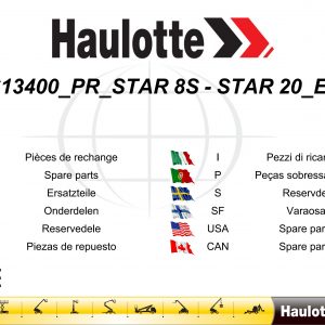 Haulotte Vertical Mast Star 8S Star 20 Spare Parts Catalog 4000613400 11.2018 EN FR scaled