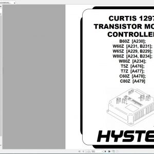 Hyster Forklift Claas 3 Electric Motor Hand Trucks Repair ManualsUpdated 11 6