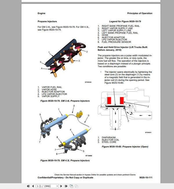 Hyster Forklift Class 4 Internal Combustion Engine Trucks Repair ManualsUpdated 11 8