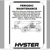 Hyster Forklift Class 5 Internal Combustion Engine Trucks Repair ManualsUpdated 11 10