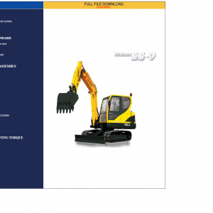 Hyundai CERES Heavy Equipment Service Manual Updated 06.2022 Offline DVD 7
