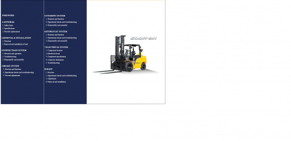 Hyundai Forklift Trucks Service Manual Updated 06.2022 Offline DVD 4