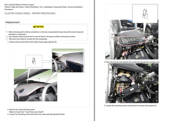 Hyundai IONIQ ELE Electric Engine Electrical Wiring Diagram Service and Repair Manual 2021 10 1