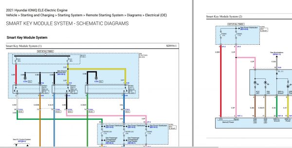 Hyundai IONIQ ELE Electric Engine Electrical Wiring Diagram Service and Repair Manual 2021 5