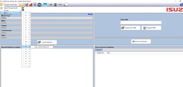 Isuzu G IDSS 05.2022 Global Export Service System Diagnostic Software DVD 1
