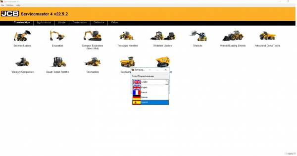 JCB ServiceMaster 4 v22.5.2 06.2022 Diagnostic Software Full DVD 1