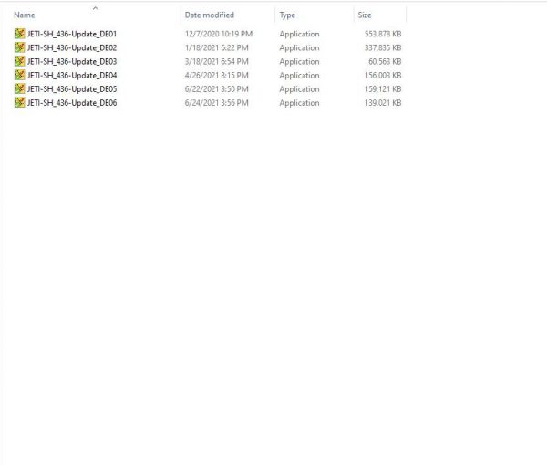 JETI SH 436 Update EN01 06 DE01 06 06 2