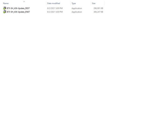JETI SH 436 Update EN07 DE07 11.2021
