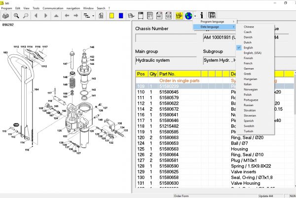JUNGHEINRICH JETI ForkLift ET v4.36 Updated 444 05.2021 Spare Parts Catalog Full Instruction 6