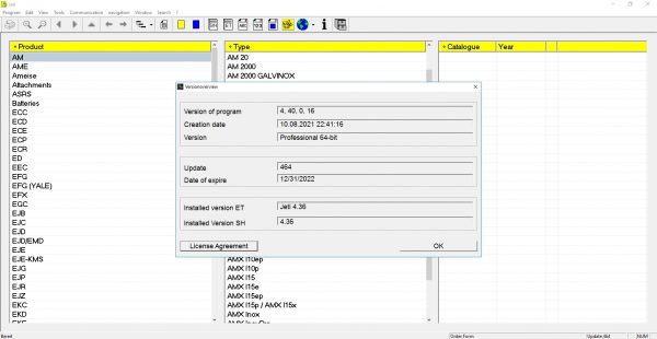 JUNGHEINRICH JETI ForkLift ET v4.36 Updated 464 02.2022 Spare Parts Catalog Full Instruction DVD 1