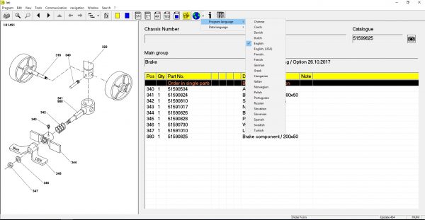 JUNGHEINRICH JETI ForkLift ET v4.36 Updated 464 02.2022 Spare Parts Catalog Full Instruction DVD 5