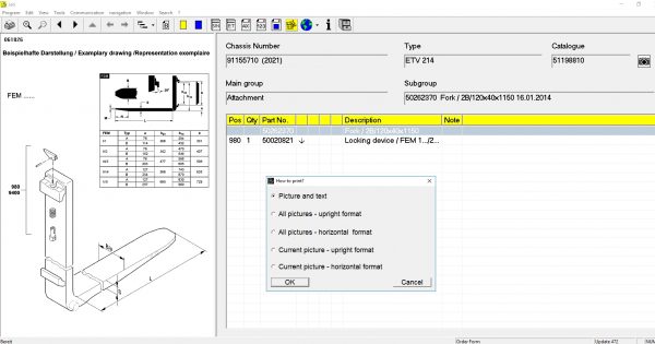 JUNGHEINRICH JETI ForkLift ET v4.36 Updated 473 06.2022 Spare Parts Catalog Full Instruction DVD 6