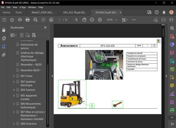 JUNGHEINRICH JETI ForkLift SH v4.36 FR Updated FR01 FR09 05.2022 Service Information 3