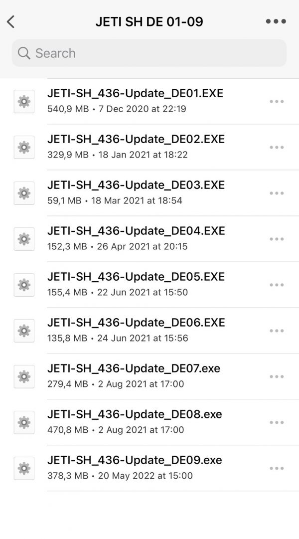 JUNGHEINRICH JETI SH 436 Update DE01 DE09 05.2022