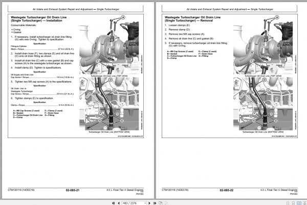John Deere Diesel Engine 4045 PowerTech OEM Tier 4F Technical Manual CTM120119 5