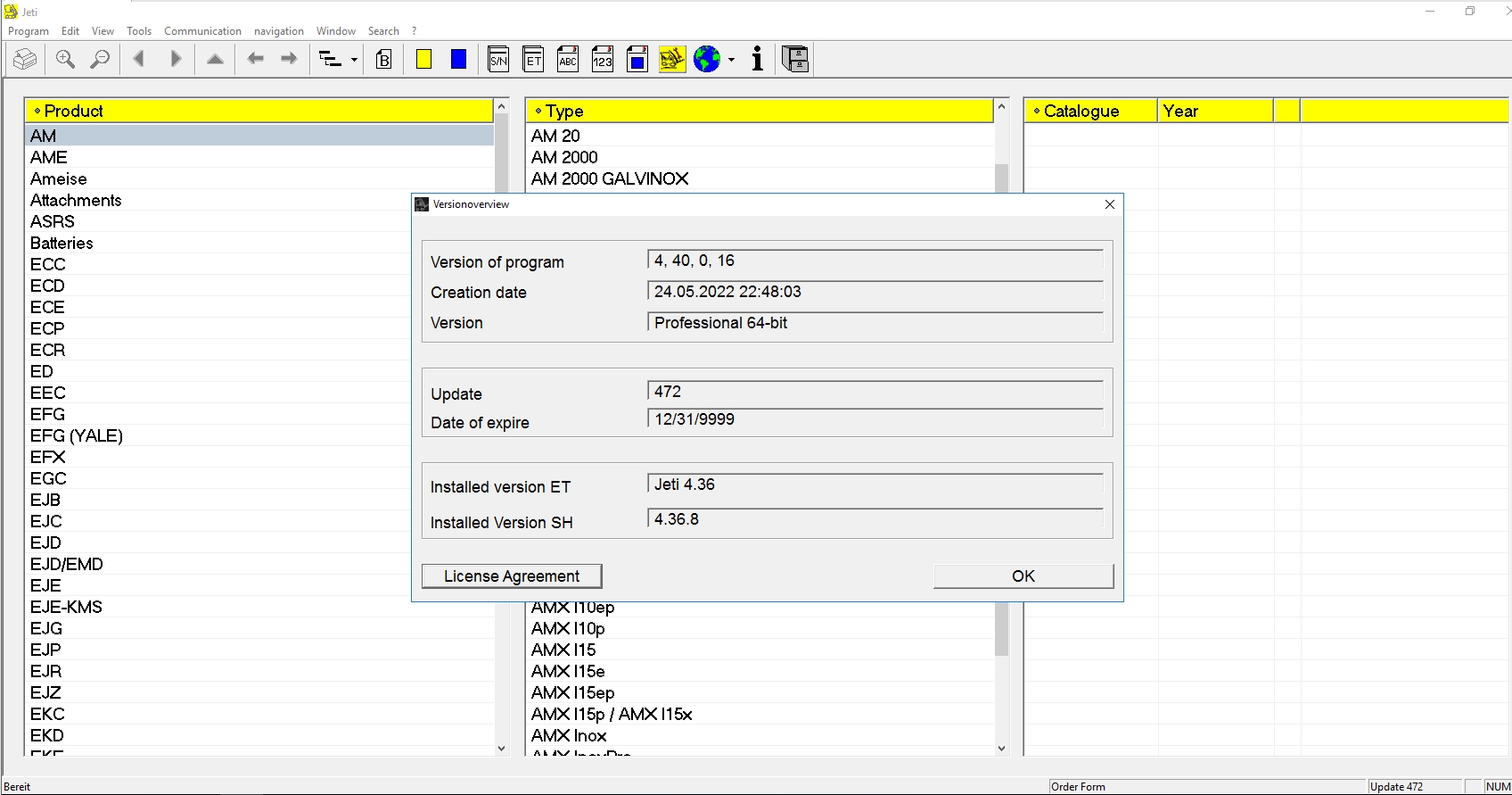 Jungheinrich Jeti 436 ET Update File 472 06.2022