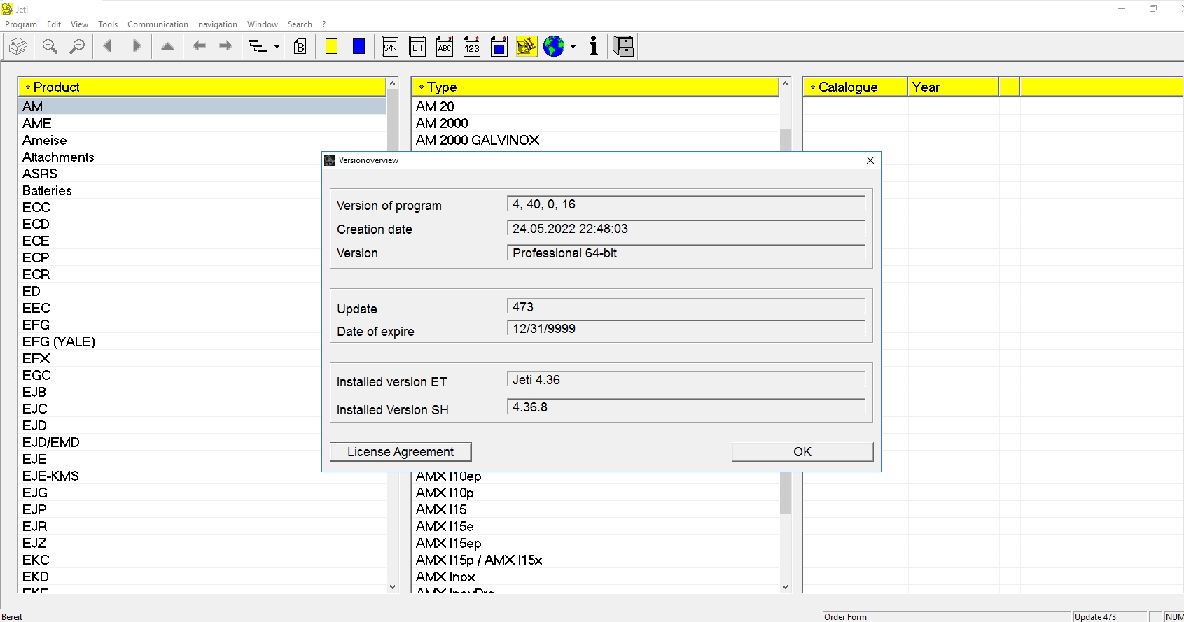 Jungheinrich Jeti 436 ET Update File 473 06.2022