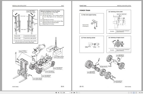 Komatsu Forklift Truck FD100T 7 6001 Shop Manual SM227 2
