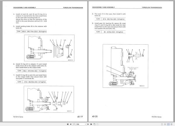 Komatsu Forklift Truck FD150 6 2301 up Shop Manual BEF06E1 01 2