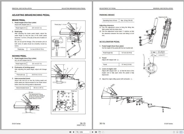 Komatsu Forklift Truck FD160E 7 6001 up Shop Manual BEE07E1 06 2