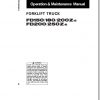 Komatsu Forklift Truck FD180 6 2464 up Operation Maintenance Manual TEN00561 00 1