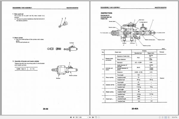 Komatsu Forklift Truck FD70HT 6 Shop Manual SM025 2