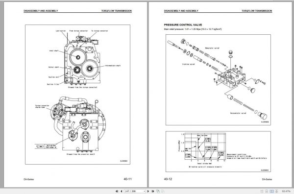 Komatsu Forklift Truck FD70T 8 46001 DX20 Series Shop Manual SM141 2