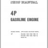 Komatsu Forklift Truck FG10 15 Gasoline Engine 4P Shop Manual 4PZA BE1 1