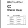 Komatsu Forklift Truck FG15 15 Gasoline Engine H20 Shop Manual H20ZA ZB BE2 1