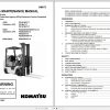 Komatsu Forklift Truck FG15 17 FG18ST 17 FG15HC 17 FG15HT 17 FG18HT 17 Operation Maintenance Manual OM073 1