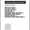Komatsu Forklift Truck FG15H 21 200001 Operation Maintenance Manual OM201 1