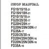 Komatsu Forklift Truck FG20 17 Shop Manual SEN05692 03 1