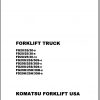 Komatsu Forklift Truck FG20T 8 Shop Manual SM029 1