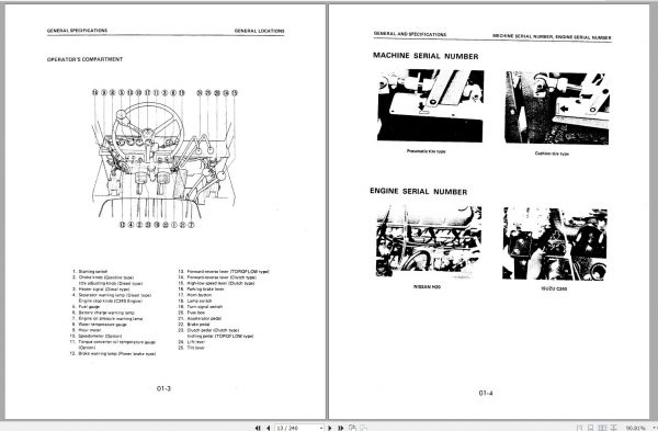 Komatsu Forklift Truck FG20T 8 Shop Manual SM029 2