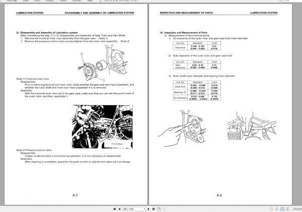 Komatsu Forklift Truck FG30C 14 Diesel Engine 4D92E 4D94E 4D98E Shop Manual 4D94E BE2 2