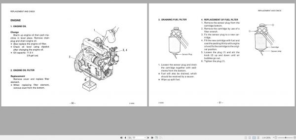 Komatsu Forklift Truck FG40 5 40001A up Operation Maintenance Manual FGD35 45 2