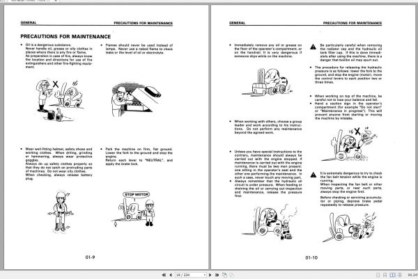 Komatsu Forklift Truck FG40 6 41001A up Shop Manual SM043 2